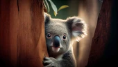 Koala Temalı Duvar Kağıdı - 7