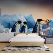 Kutuplar ve Penguen Manzaralı Duvar Kağıdı thumbnail 2