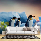 Kutuplar ve Penguen Manzaralı Duvar Kağıdı thumbnail 1