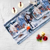 Schafer Home Happy Winter Runner 1 Parça-Mavi - 1