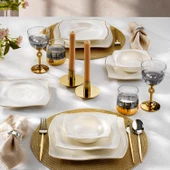 Schafer Bety Yemek Takımı 48 Parça-Gold - 1