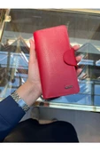 Grande Hakiki Deri Unısex Cüzdan Kırmızı 2644 thumbnail 1