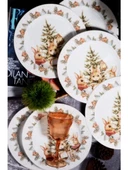 Kosova YLB1118 Bunny Tavşanlı Servis Tabağı 26 Cm 6 Lı thumbnail 1