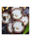Kosova YLB1104 Ceylanlı Pasta Tabağı 20 Cm 6 Lı - 1
