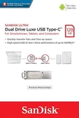 SanDisk Dual Drive Luxe Type-C SDDDC4-128G-G46 128 GB Flash Bellek - 5