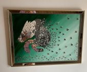 Cici Home Decor Mozaik İskenderin Atı Ayna Tablo 55*75 - 8