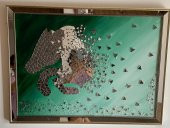 Cici Home Decor Mozaik İskenderin Atı Ayna Tablo 55*75 - 9