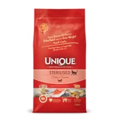 Unique Sterilised Somonlu Kısırlaştırılmış Kedi Maması Somonlu 2 kg + Vet's Health Antihairball 100g + Multivitamin Paste 100g - 2