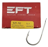 EFT 521 Kısa pala düz çelik  İğne 100 Adet  2 - 1