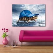 Kaplumbağa Kanvas Tablo thumbnail 2