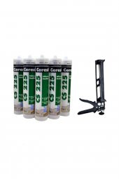 Şeffaf Silikon 280 Ml 5li Set Plastik Silikon Tabancası Ay6 - 1