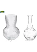 SUMUHOME PADVILJE CAM VAZO SAYDAM 2'Lİ 17CM - 1