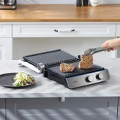Homend Grilliant 1344H Inox Gövdeli, Döküm Plakalı Tost ve Izgara Makinesi - 2