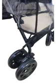 RİTİM Baston Bebek Arabası Yağmurluğu, Ciftyon Yağmurluk, Puset Yağmurluğu, Bağcıklı Kokusuz Yağmurluk - 4