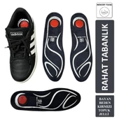 Air Comfort Topuk Dikeni Jel Takviyeli Memory Ortopedik SÜET Kumaş Taban 1 Çift - 2
