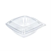 Kare Salata Kase, Şeffaf/Siyah/Limon Yeşili - TP373.M08 - 1.000 ml - 1