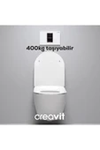Creavit Terra Beyaz Kanalsız Asma Klozet TP329, Creavit Terra Duck Yavaş Kapak - 2