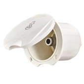 PLASTİK KAPAKLI SU ÇIKIŞI ÇAP:70 MM TEKNE VE YAT İÇİN SOKETLİ - 1