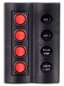 SWITCH PANEL 4 LÜ OTOM.SİGORTALI,led / ELEKTRİK KUMANDA PANELİ - 1
