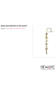 Aqua Altın Duş Ünitesi 440537 - 1