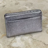 Pull Bear Metalik Gümüs Cüzdan Kartlık - 2