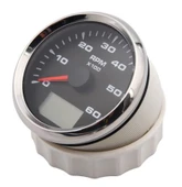 DEVİR GÖSTERGESİ ÇAP 85mm 12/24v SİYAH TEKNE YAT thumbnail 3