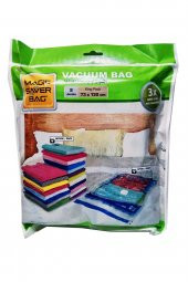 2 li Vakumlu Poşet - Hurç Jumbo Boy 73 cm X 130 cm Magic Saver - 1