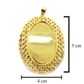 BZ Altın Kaplama Dualı Kolye Ucu TGR-189 - 3