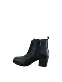 Burç 66311 Kadın Casual Topuklu Hakiki Deri Bot (Kış 24) - 2