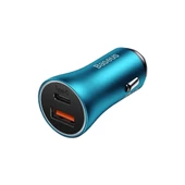 Baseus Max Dual  Car Charger U+C 60W thumbnail 1