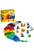 LEGO Classic Yaratıcı Şeffaf Yapım Parçaları 11013 - Çocuklar İçin Yaratıcı Yapım Seti (500 Parça) - 10
