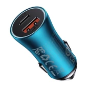 Baseus Max Dual  Car Charger U+C 60W thumbnail 2