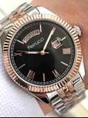Ferrucci İç Fonksiyonları Aktif Takvim Ve Gün 30mt Suya Dayanıklı Çelik Kordon Erkek Kol Saati EFC.13299.14 - 2