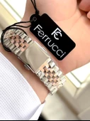 Ferrucci İç Fonksiyonları Aktif Takvim Ve Gün 30mt Suya Dayanıklı Çelik Kordon Erkek Kol Saati EFC.13299.14 - 5