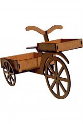 Ahşap Bisiklet Maketi - 3 Boyutlu Ahşap Maket - 2