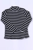 KIZ ÇOCUK BOĞAZLI TRİKO BADİ ÇİZGİLİ C41 thumbnail 7