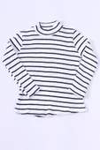 KIZ ÇOCUK BOĞAZLI TRİKO BADİ ÇİZGİLİ C41 thumbnail 1