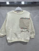 uğurböceğiçocuk You Me Baskılı 3 İplik Kız Sweat 12034 - 4