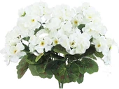 Nettenevime Yapay Çiçek Sardunya Demeti 40*25cm 1.Kalite BEYAZ Balkon Çiçeği thumbnail 1