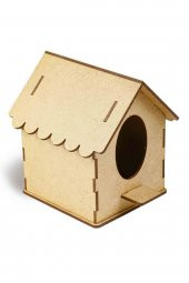 Ahşap Kuş Evi Maketi - 3 Boyutlu Ahşap Maket - 1