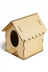 Ahşap Kuş Evi Maketi - 3 Boyutlu Ahşap Maket - 2
