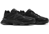 New Balance 9060 Triple Black Leather thumbnail 1