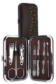 7 Parça Manikür Pedikür Seti Paslanmaz Çelik, Çantalı Çelik Tırnak Makası Bakım Seti - 3
