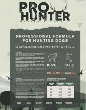15 Kg ProHunter Av Köpeği Maması ( Av Köpeklerine Özel Profesyonel Formül ) Kuru Köpek Mama Pro Hunter - 5