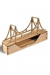 Ahşap Şehitler Köprüsü Maketi - 3 Boyutlu Ahşap Maket - 1