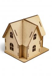 Ahşap Villa Maketi - 3 Boyutlu Ahşap Maket - 1