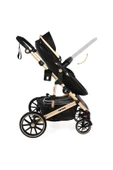 Ultra Lüx Capsule Egg Travel Sistem Bebek Arabası Siyah Rose - 4