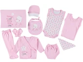 Little Star Kız Bebek Hastane Çıkışı 10lu Set ST07992 - 5