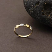 Kalpli Minimal 14 Ayar Spor Altın Yüzük thumbnail 4