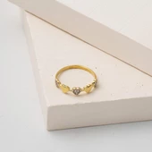 Kalpli Minimal 14 Ayar Spor Altın Yüzük thumbnail 3